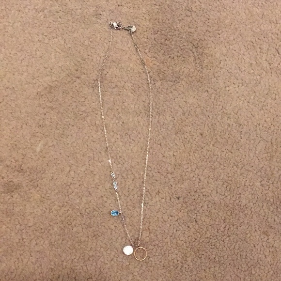 Swarovski crystal necklace with charms - Picture 2 of 3